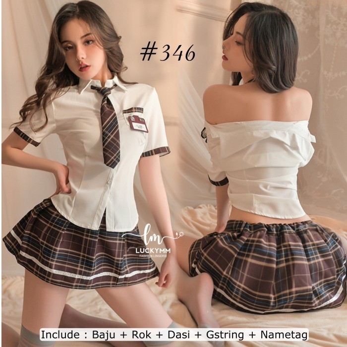SALE Luckymm Sexy Lingerie Cosplay School Uniform 346