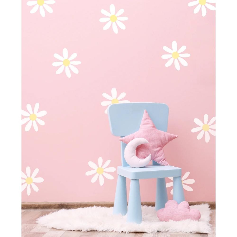 JPF-1015 Stiker Dinding Bunga Daisy Flower , Wall Sticker Aesthetics Murah