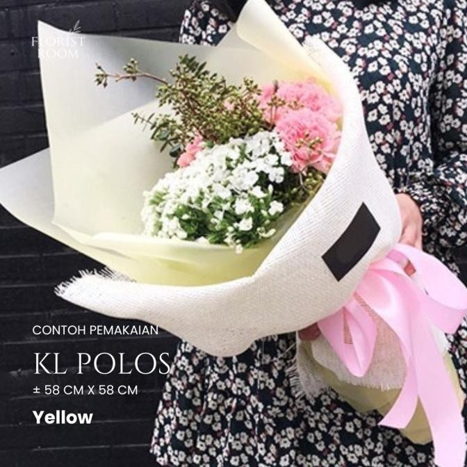 

KL Polos 20lbr -wrapping bunga -buket - cellophane - rangkaian