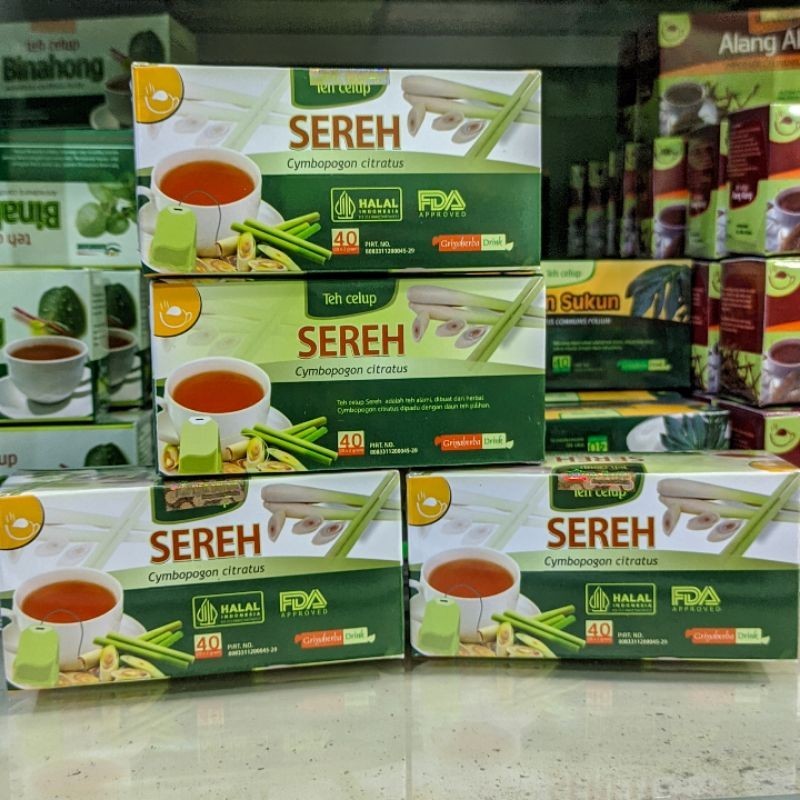 

Teh Celup Herbal Sereh | Mampu Mengontrol Tekanan Darah | Teh Herbal Sereh | Teh Sereh | Teh Serai Original