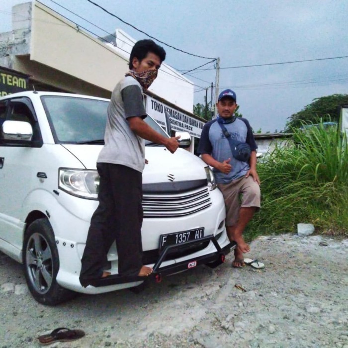 Tanduk Bumper Guard Depan Mobil Suzuki Apv Lama/ Apv Arena