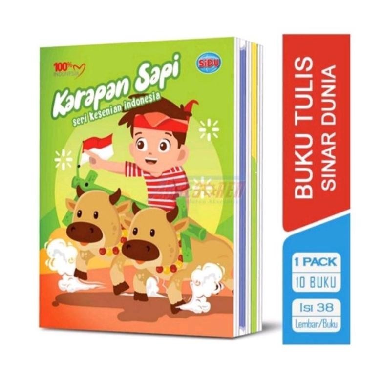 

Sale Buku Tulis Sidu 38 Lembar Isi 10 Buku / Harga Untuk 1 Pak Buku