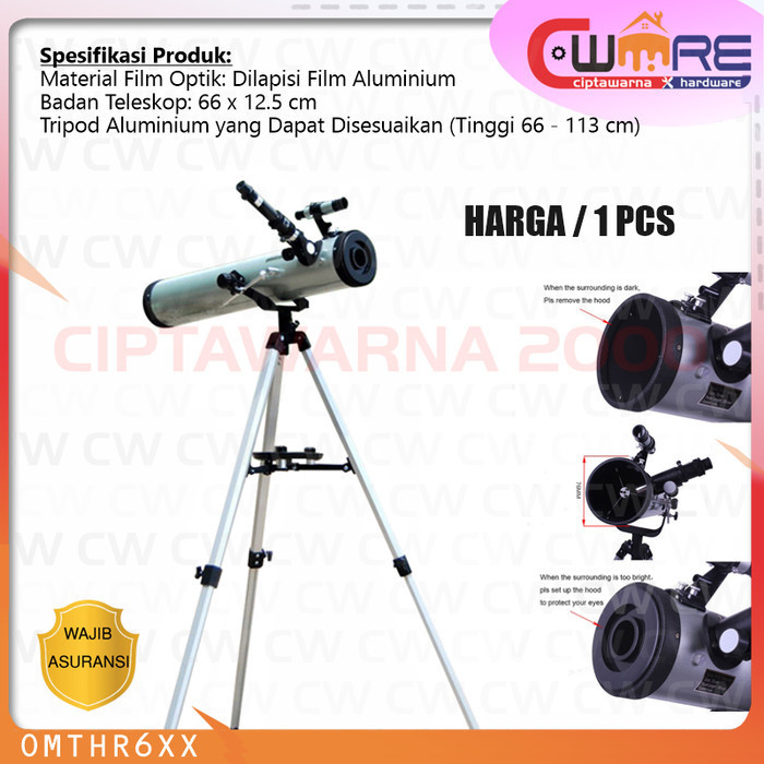 Teropong Bintang Bulan Space Astronomical Telescope Teleskop F76700