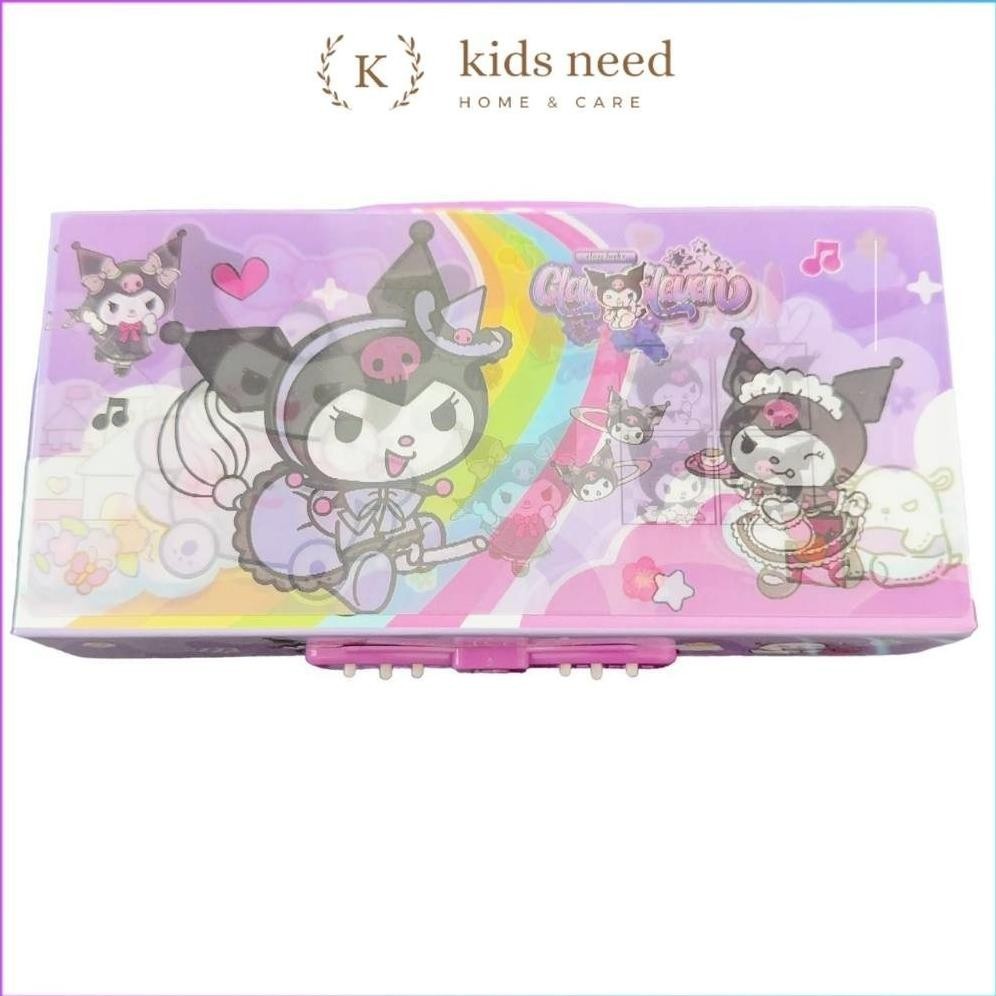 

df-7 kotak pensil KODE 3 TINGKAT / pencil case password / kotak pin 3 susun kunci Terlaris