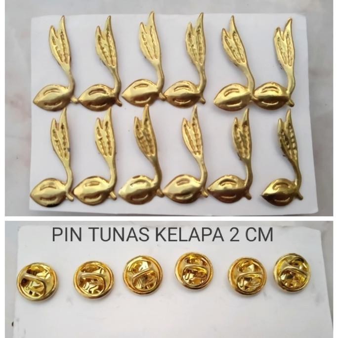 """] PIN TUNAS KELAPA PRAMUKA 2 CM