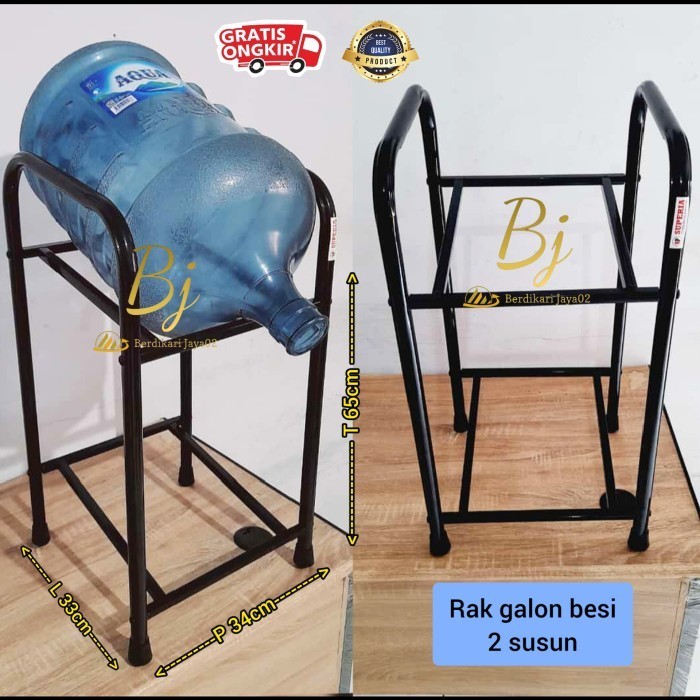 RAK GALON 2 SUSUN & RAK DISPENSER AIR 2 SUSUN / 3 SUSUN