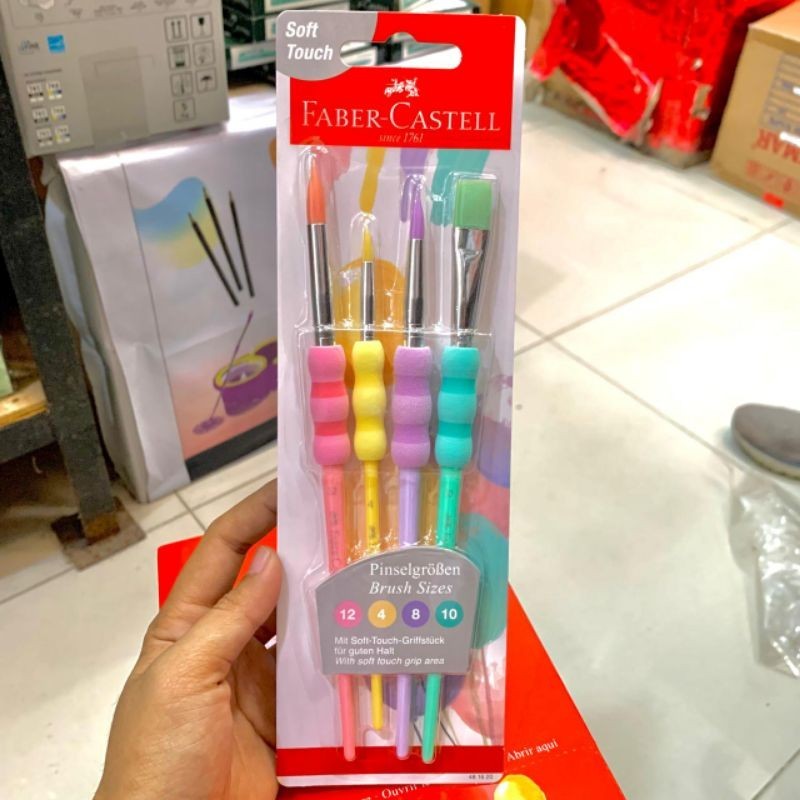 

KUAS LUKIS FABER-CASTELL PASTEL 481620 SET 4