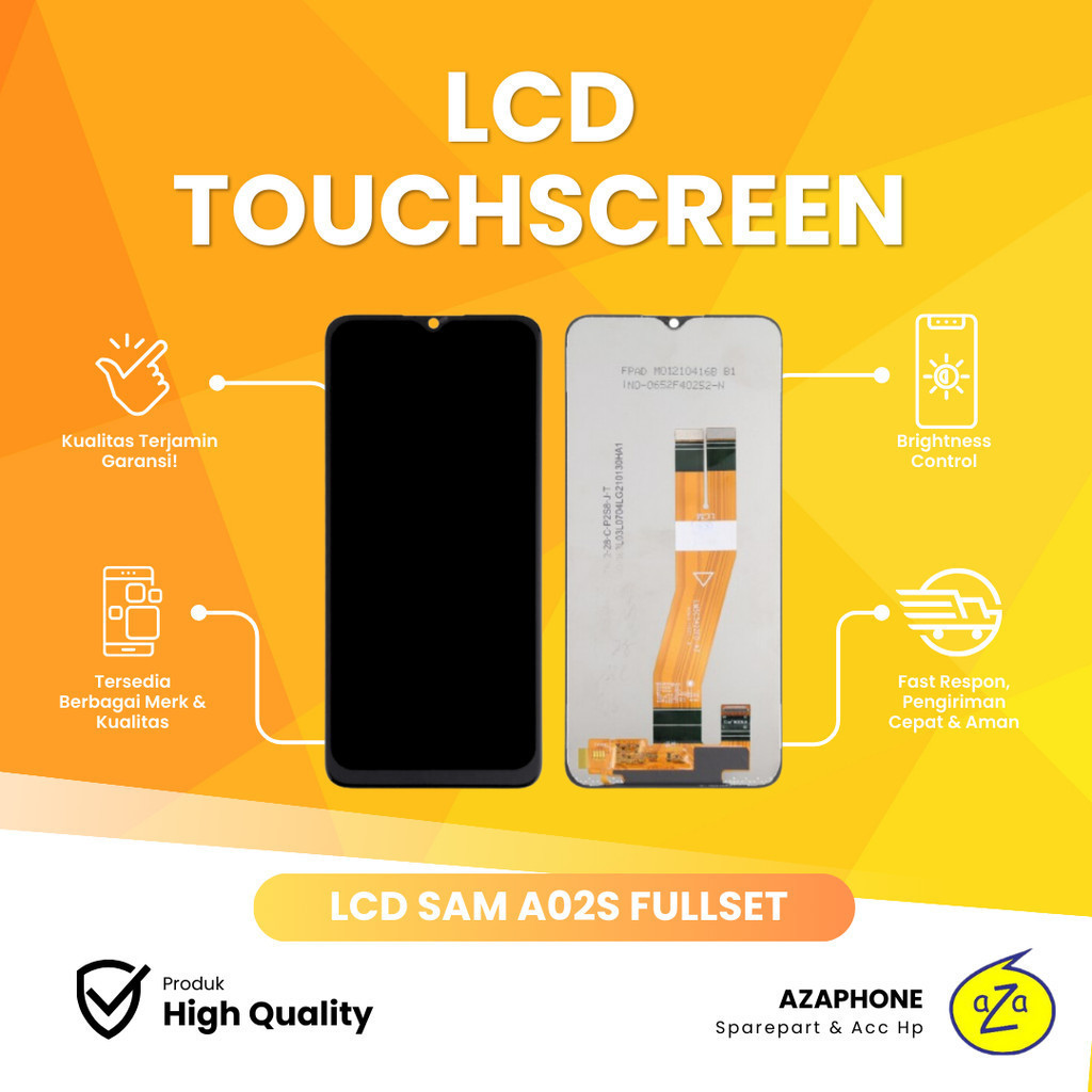 LCD Touchscreen Samsung A02S A025 A025F Fullset