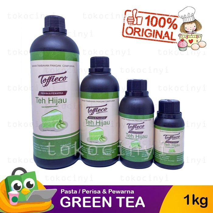 

Terlaris Toffieco Pasta Perisa & Pewarna - Green Tea / Teh Hijau 1kg SALE