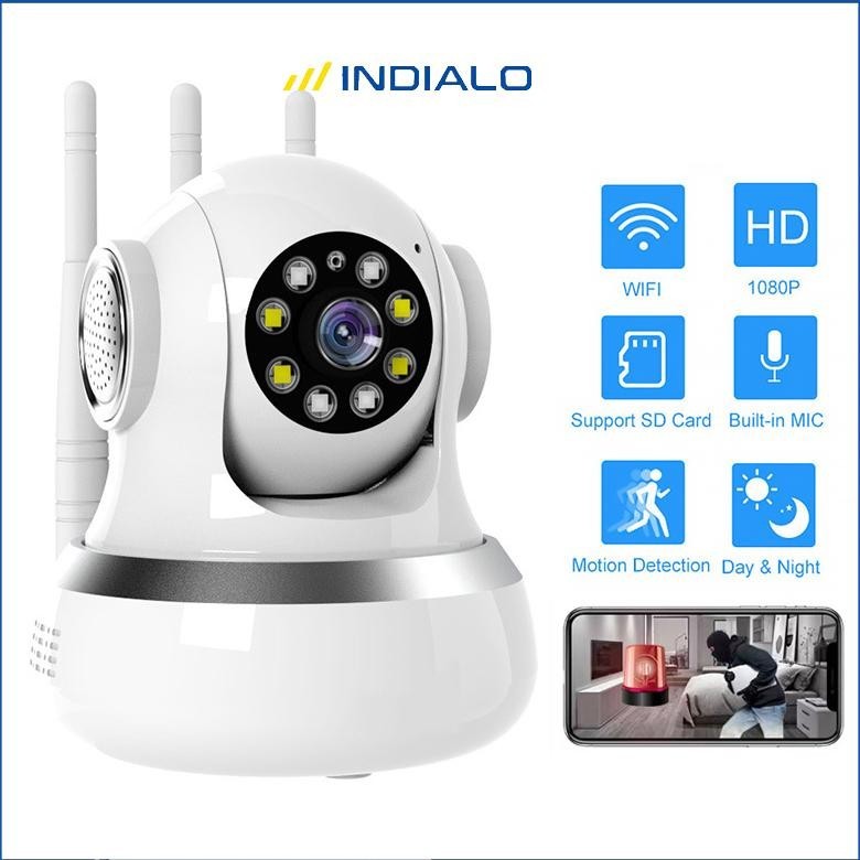 (PROMO) INDIALO CCTV Yoosee LAN  IP Kamera Wireless Wifi 2MP 1080P HD Smart Indoor CCTV Kamera 360 D