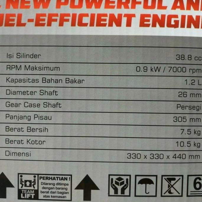 Mesin Potong Pemotong Rumput 2 Tak Brush Cutter Proquip Pro-Quip 388  Ready