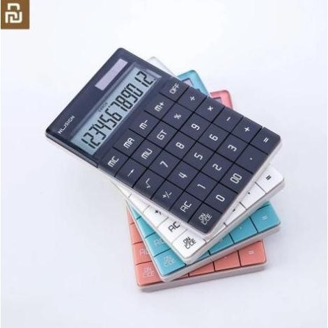 

BEBAS ONGKIR - Youpin Nusign Calculator 12-bit Dual Power Flat Panel kalkulator