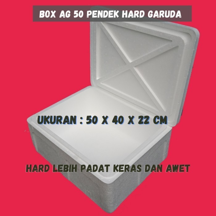 Styrofoam Box 50 Pendek Hard Garuda