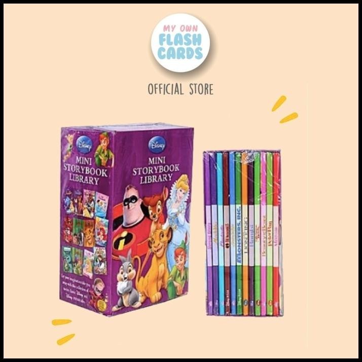 

Mini Storybook Library Set Of 12 Disney Pixar Story Collection Book