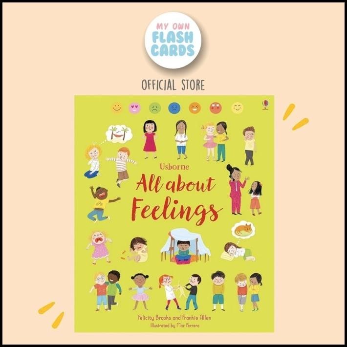 

Usborne All About Feelings - Imported Education Book Buku Edukasi Anak