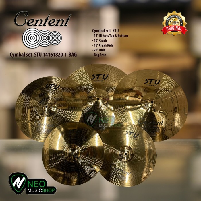 Ban Centent Cymbal Set Stu 14161820 + Bag