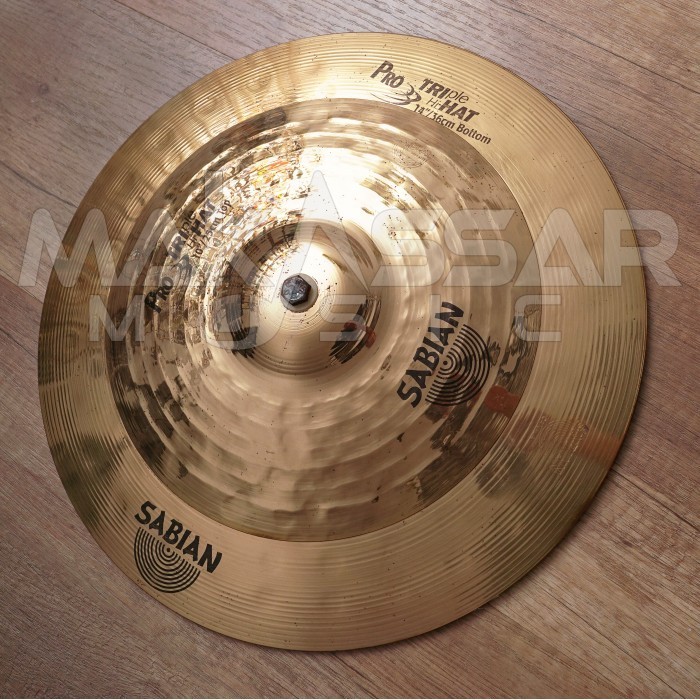 Ban Sabian Pro Triple Hi-Hat 10-14-14-Inch Hihat Drum Cymbal