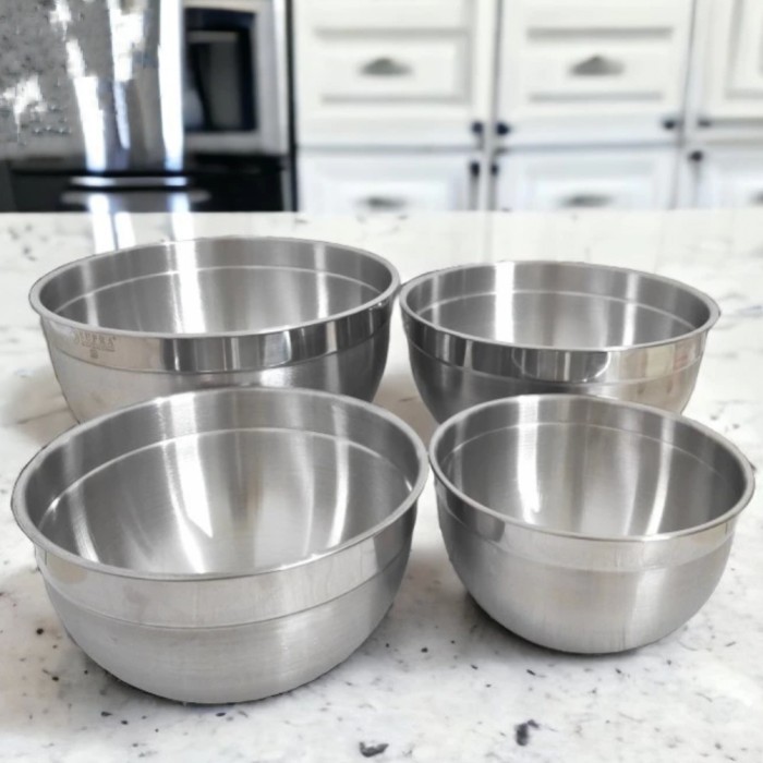 Mixing Bowl Supra Baskom Stainless Steel Ukuran 33Cm Jumbo