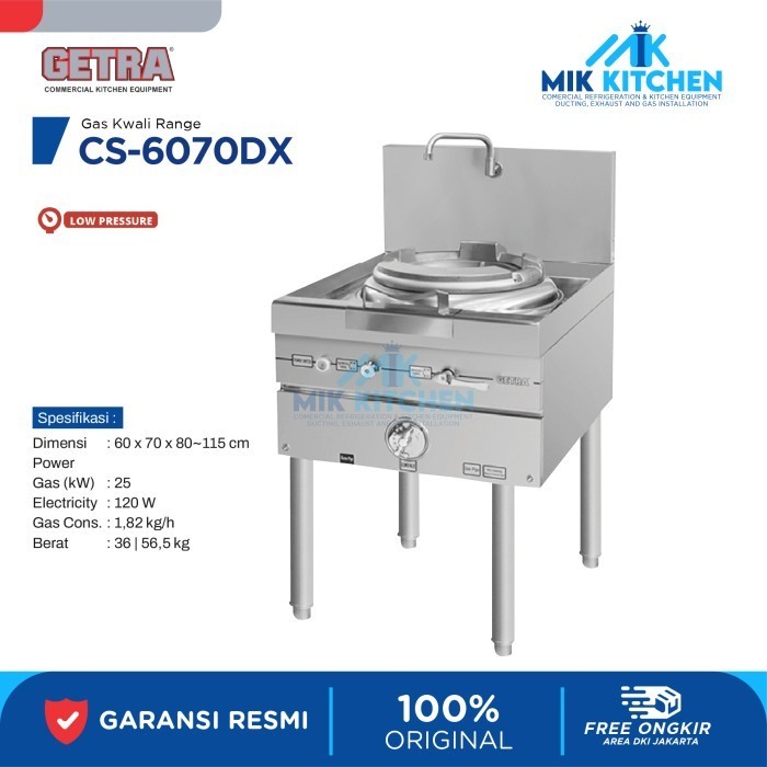 GETRA GAS KWALI RANGE CS-6070DX / CS 6070DX / CS 6070 DX