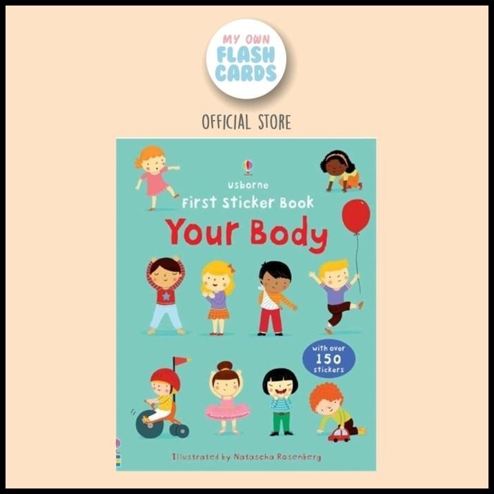 

Usborne Your Body First Sticker Book - Buku Stiker Edukasi Import Anak