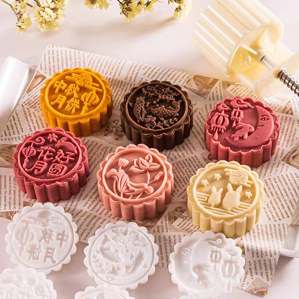 Produk [READY] Promo Cetakan Mooncake 100gr bulat cetakan kue bulan Classic cetakan terbaru