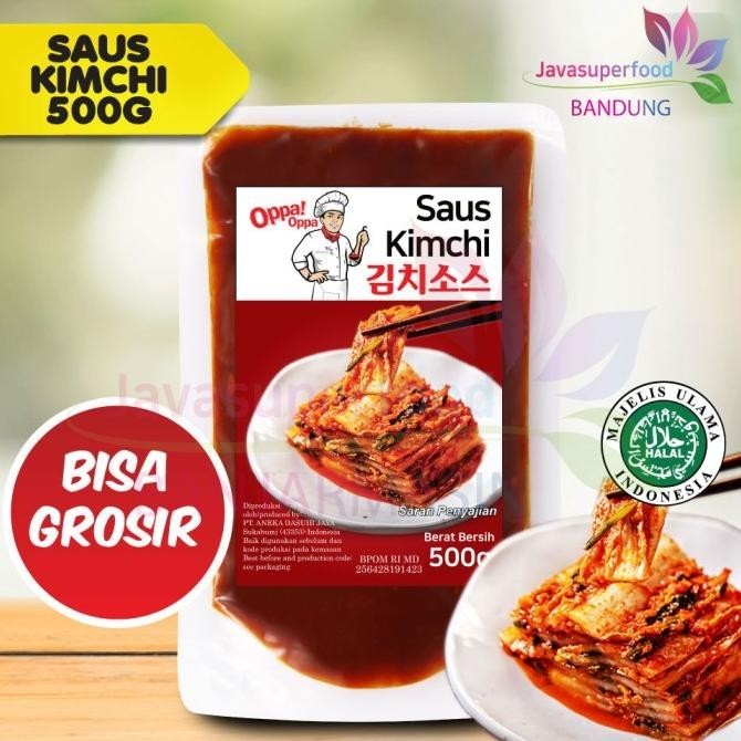 

Saus Instan Saus Kimchi Korea 500g/ Sauce Kimchi Korea Saus Oppa!Oppa TD