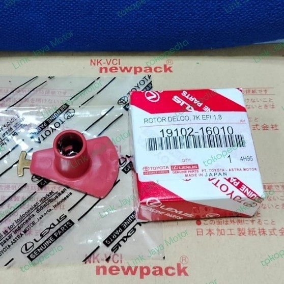 Baru Asli Rotor Delco Rotor Distributor Kijang 7K Efi 1.8/ 2.0/ Soluna Thailand Ori New