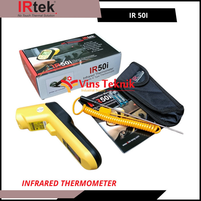 Infrared Thermometer Ir50I Irtek Support Thermocouple Type K