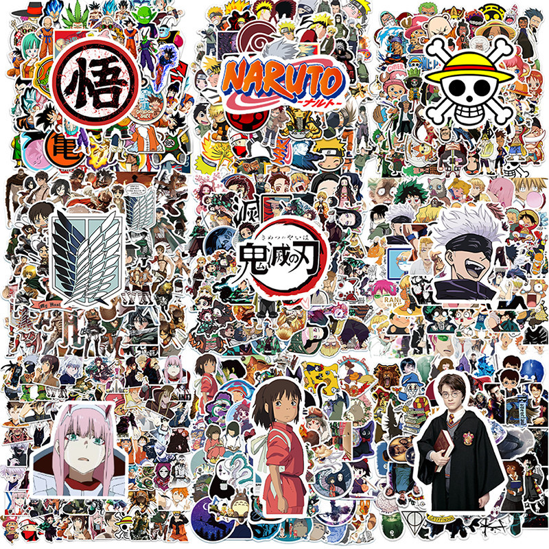 

Hot Anime Jepang Stiker One Piece Naruto Kimetsu No Yaiba Anti Air Stikers Berperekat Waterproof