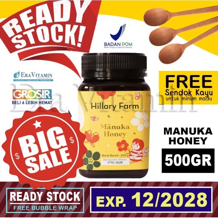 

Hillary Farm Manuka Honey 500gr - madu manuka anak