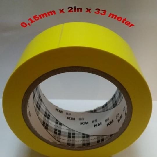 

Floor Marking Tape Km Lakban Lantai Kuning 2"X 33 Meter