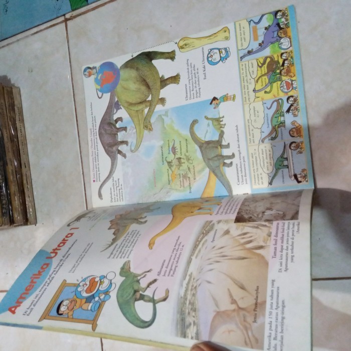 Ars Seri Mengenal Dunia Doraemon Peta Lokasi Dinosaurus