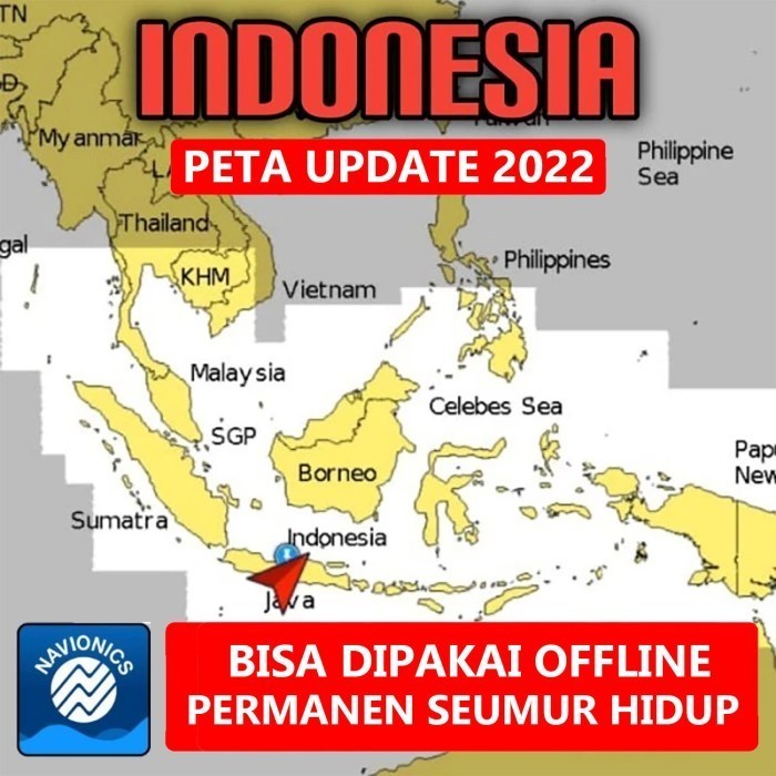 Ars Peta Laut Indonesia Digital Navionics - Baca Deskripsi