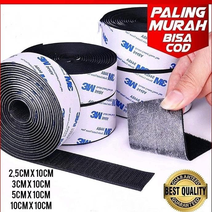 

(:(:(:(] Perekat Strap Double Tape Dua Sisi Adhesive 2,5cm 3cm 5cm 10cm x 10cm