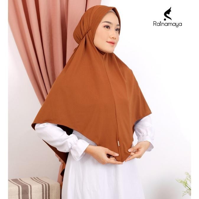 B Instan Tali Jumbo / Hijab Tali Jumbo Leena / Jilbab Pet Tali S004