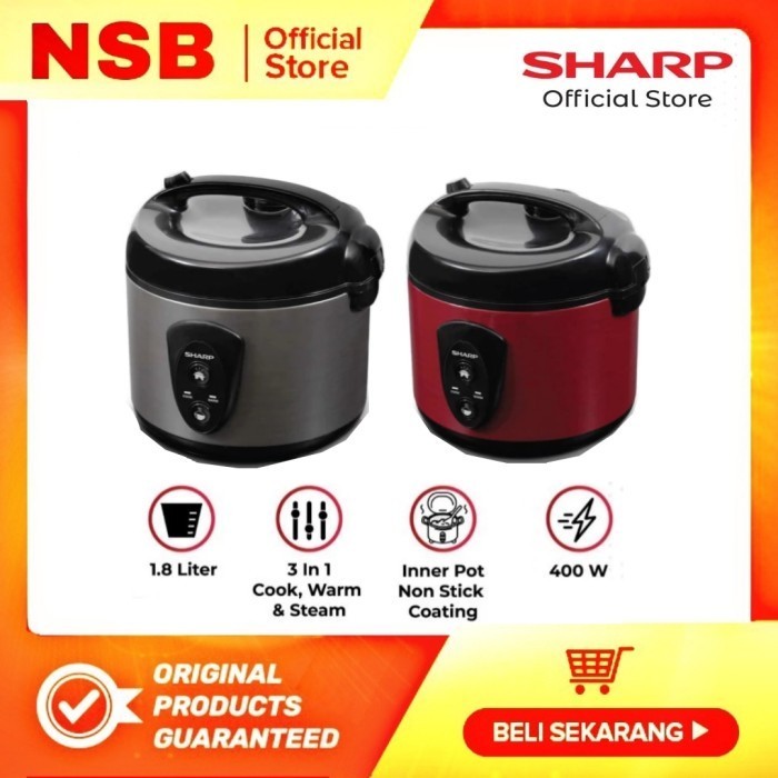 Produk [READY] Promo Mejicom rice Cooker sharp penanak nasi 1.8 Liter