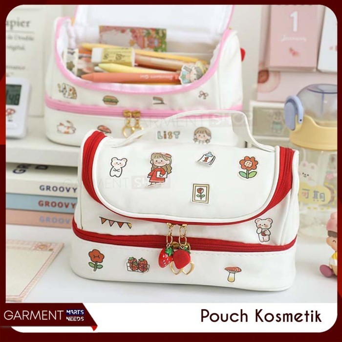

Terbaru Tempat Pensil Anak Import Lucu Pencil Case Korea Travel Make Up Pouch Promo Terlaris