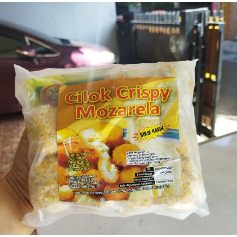 

Cilok crispy isi Mozzarella Bilqis isi 10 pcs