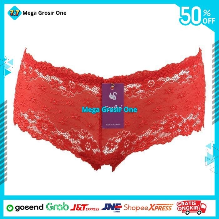 SEXY PANTY CELANA DALAM WANITA TRANSPARAN FULL RENDA CD E  TERJAMIN BEST