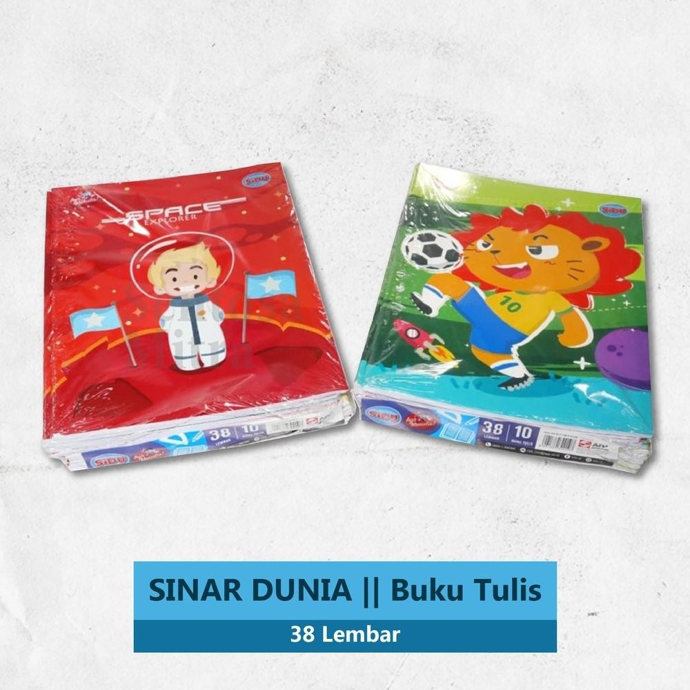 

Buku Tulis Sinar Dunia 38 Lembar BIG SALE