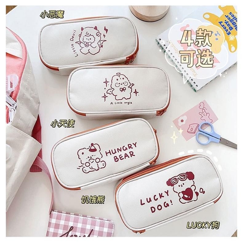 

Tempat Pensil Anak Sekolah Waterproof Kotak Pensil Lipat Poliester Lucu BISA COD