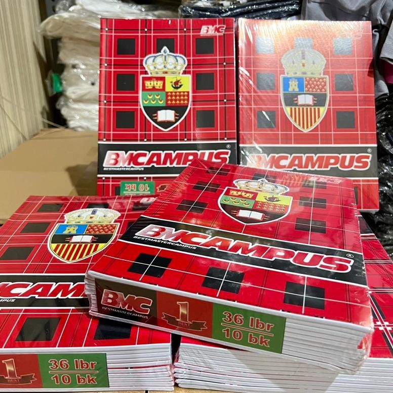 

CTShopID Buku Tulis Anak Sekolah BMC Boxy BESAR CAMPUS isi 36 Lembar BISA COD