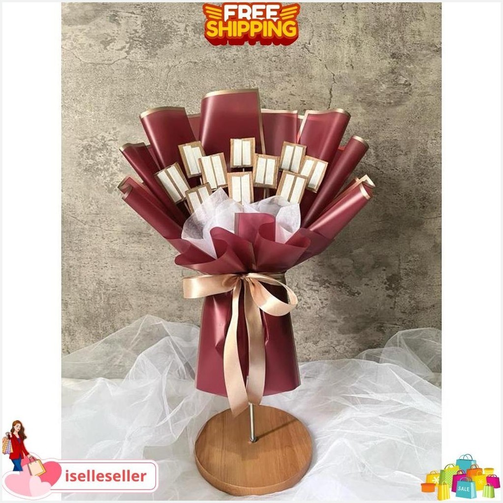 

[Snack Rk ] Kerangka Snack Bouquet Buket | Buket Snack Kosongan | Buket Wisuda | Buket Bunga Artificial Termurah Banget