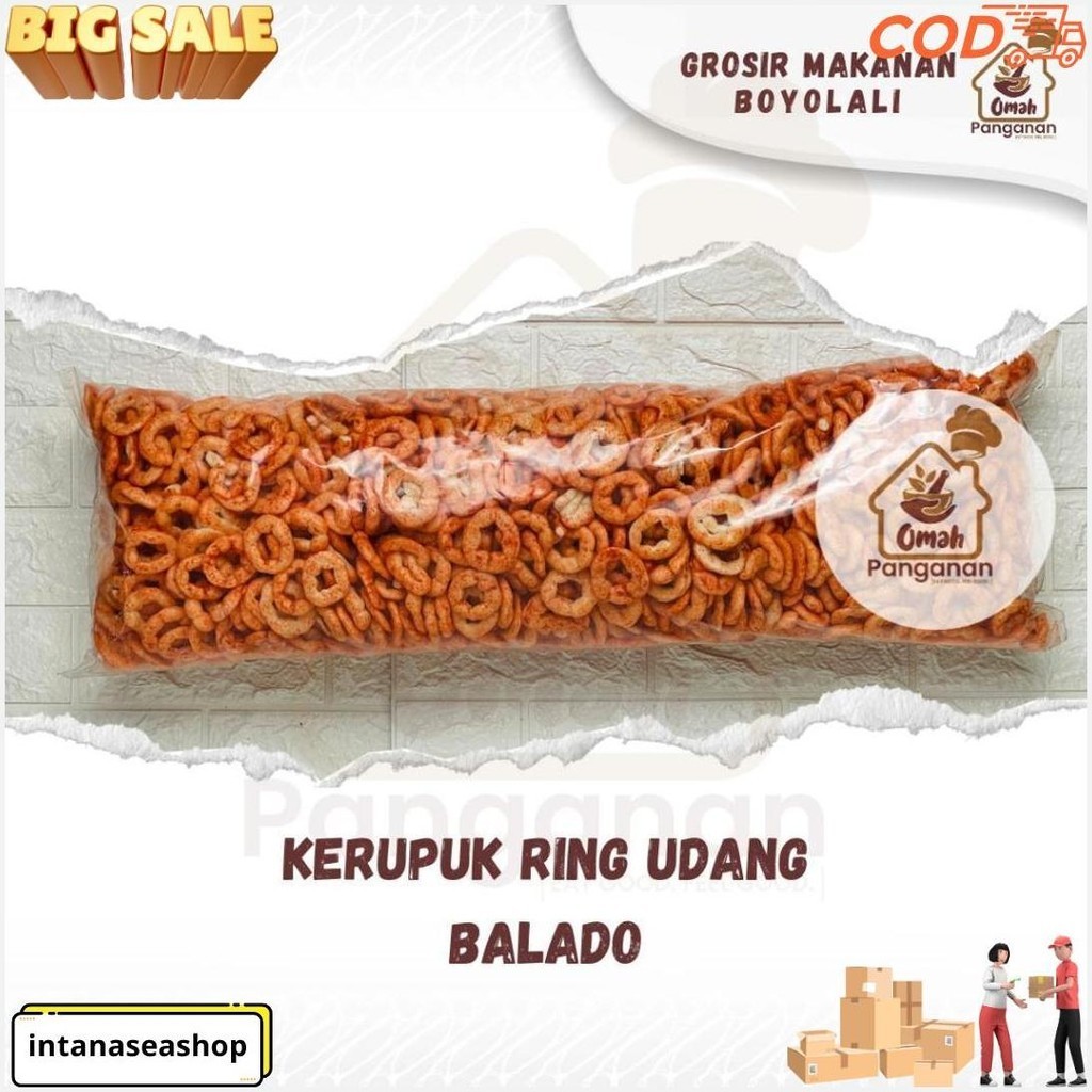 

Kerupuk Ring Udang 1 Kg Jumbo Terlaris