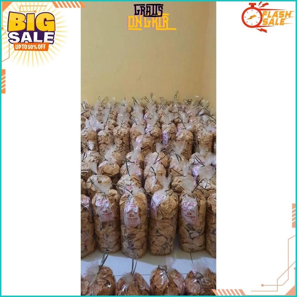 

Keripik Tempe Sagu 1Kg (Free Buble Wrap) Bisa Cod Original Produk