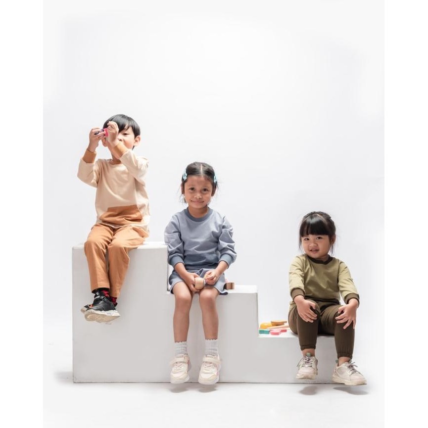Bajubaja Junior Sweatshirt / Kaos Tangan Panjang Variasi Saku Anak S002