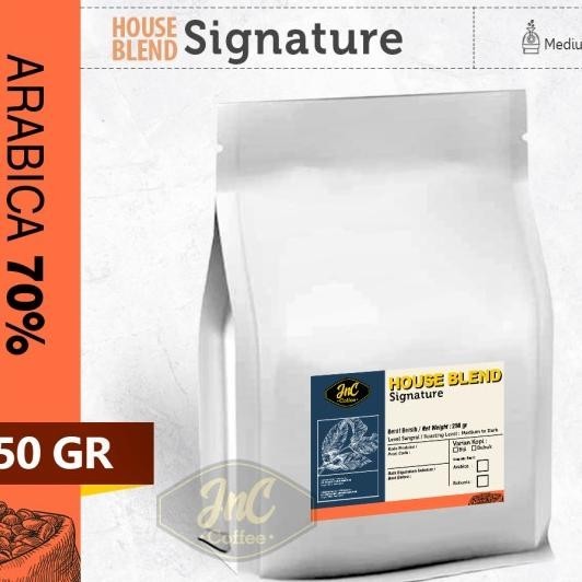 

House Blend Jnc 250 Gr 70% Biji Kopi Arabika 30% Robusta
