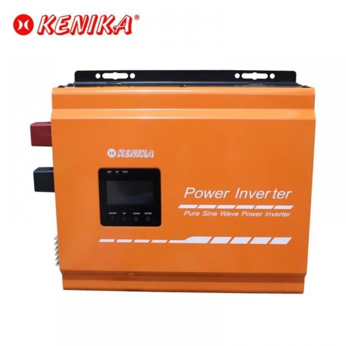 Kenika Inverter PSW LF KCT 1K12 1000 VA 800 W 12 VDC With Charger Aki