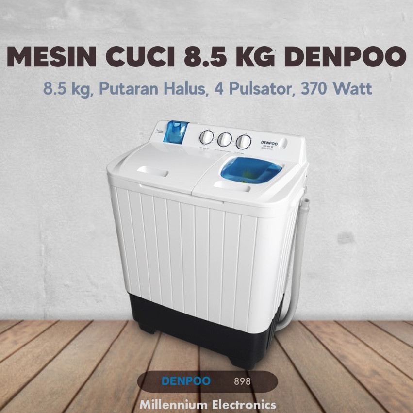 Mesin Cuci Denpoo DW-898 8.5 kg 2 TABUNG