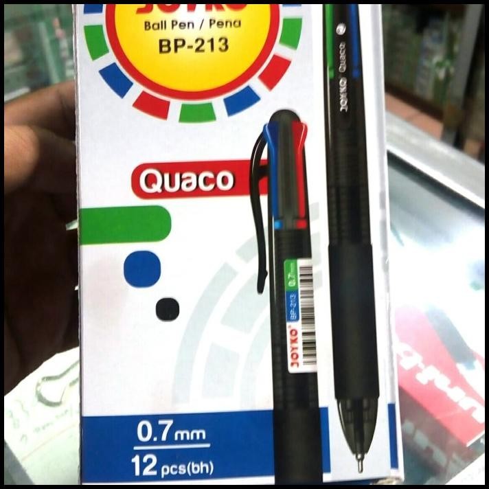 

GRATIS ONGKIR PULPEN 4 WARNA 4 IN 1 JOYKO QUACO BP-213 ORIGINAL SATUAN PER PCS !!!!!!